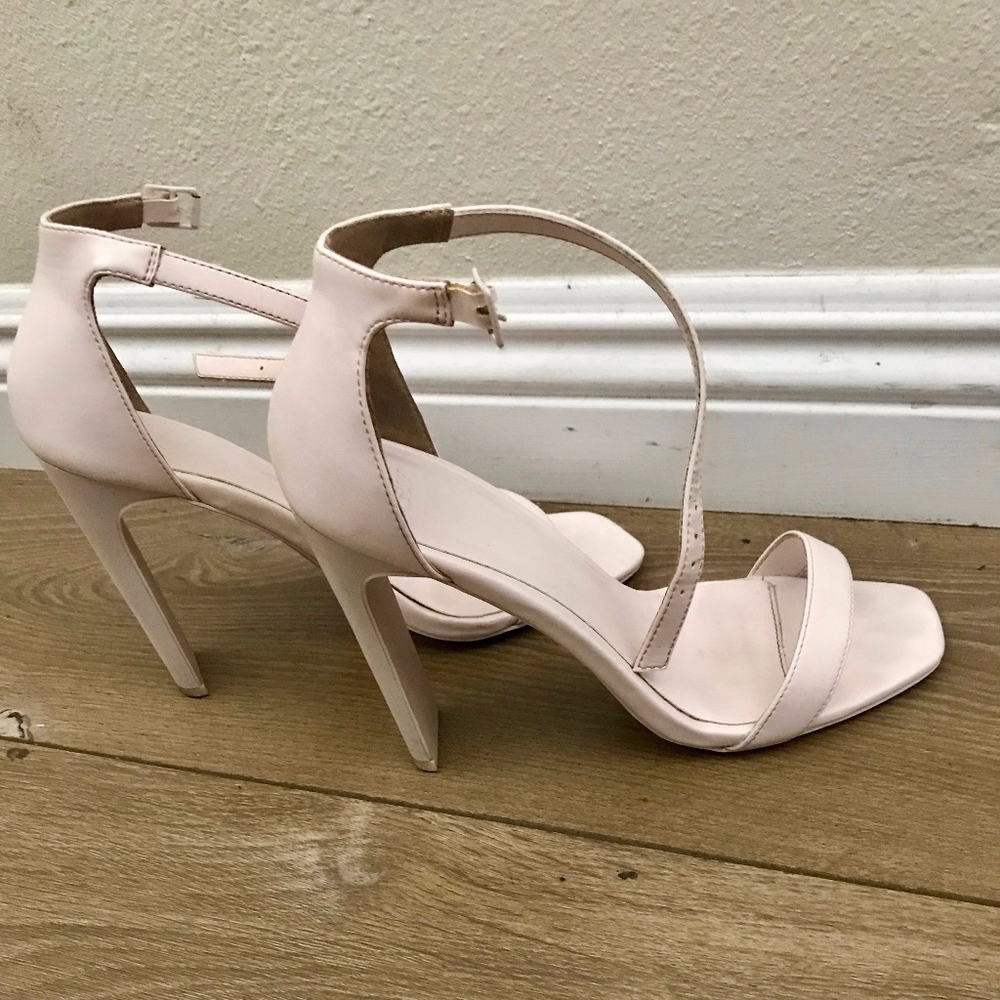 ASOS Pale Pink Sandal Heels
